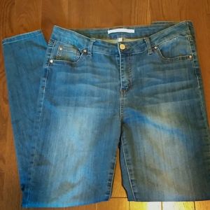 Celebrity Pink Mid Rise Blue Skinny Jean.